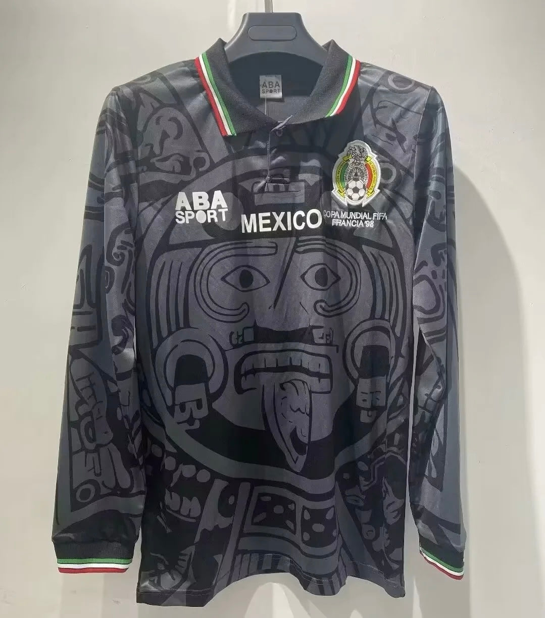 Mexique Maillot Manches Longues Rétro 1998