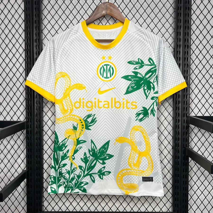 Inter Milan Maillot Blanc Spécial Serpent 24/25