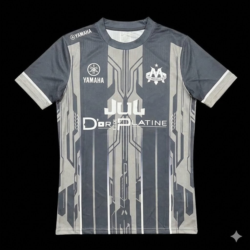 Marseille Maillot Édition Spéciale Gray 25/26