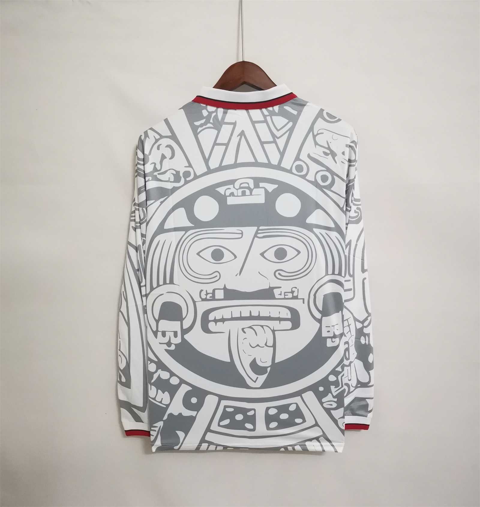 Mexique Maillot Manches Longues Extérieur Rétro 1998