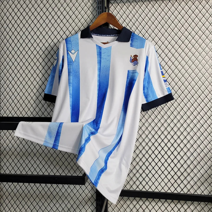 Real Sociedad Maillot Domicile Rétro 2023/2024