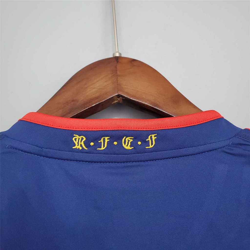 Espagne Maillot Manches Longues Extérieur Rétro 2010