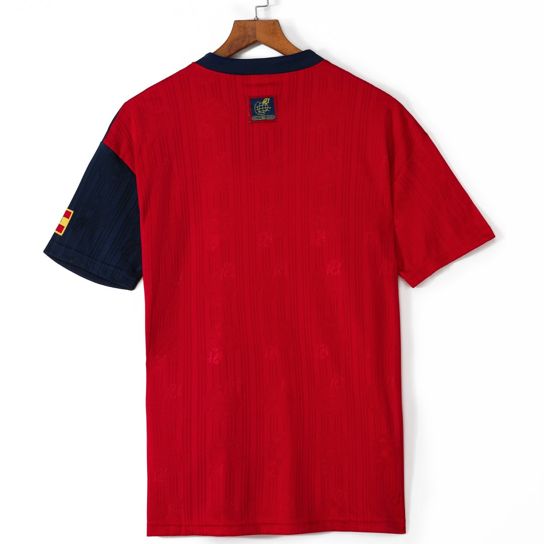 Espagne Maillot Domicile Rétro 1996