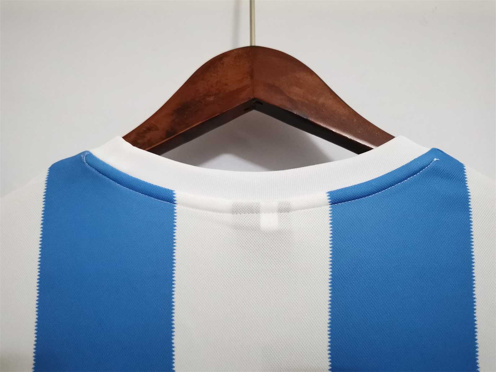 Argentine Maillot Manches Longues Domicile Rétro 1986