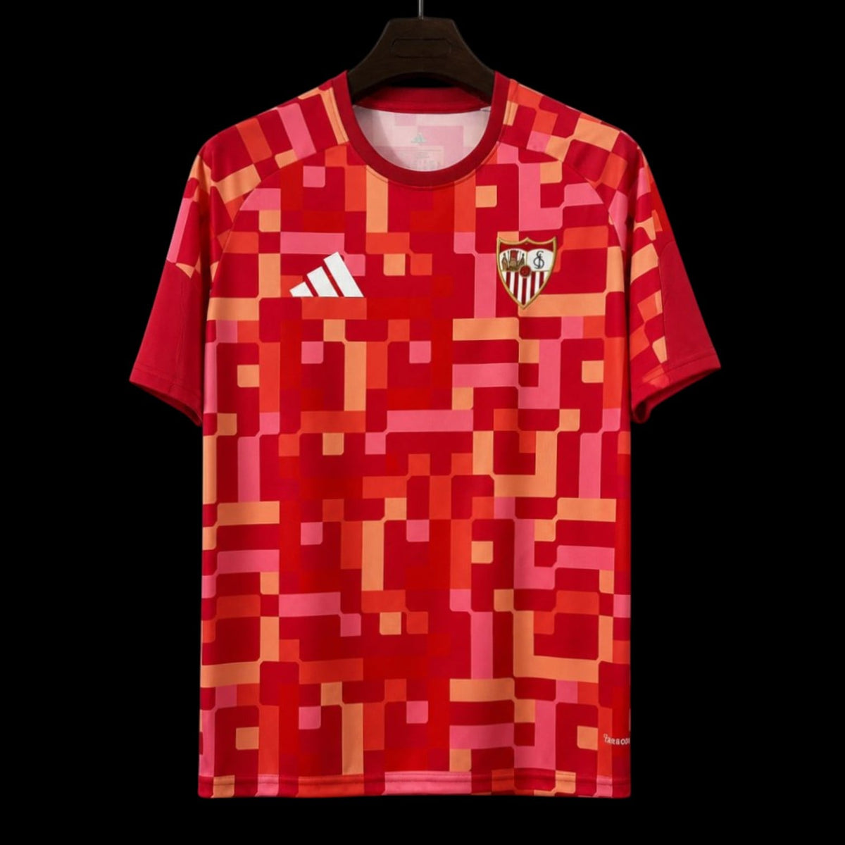 Séville Maillot Entraînement 26/27 – Rouge et orange – vue avant