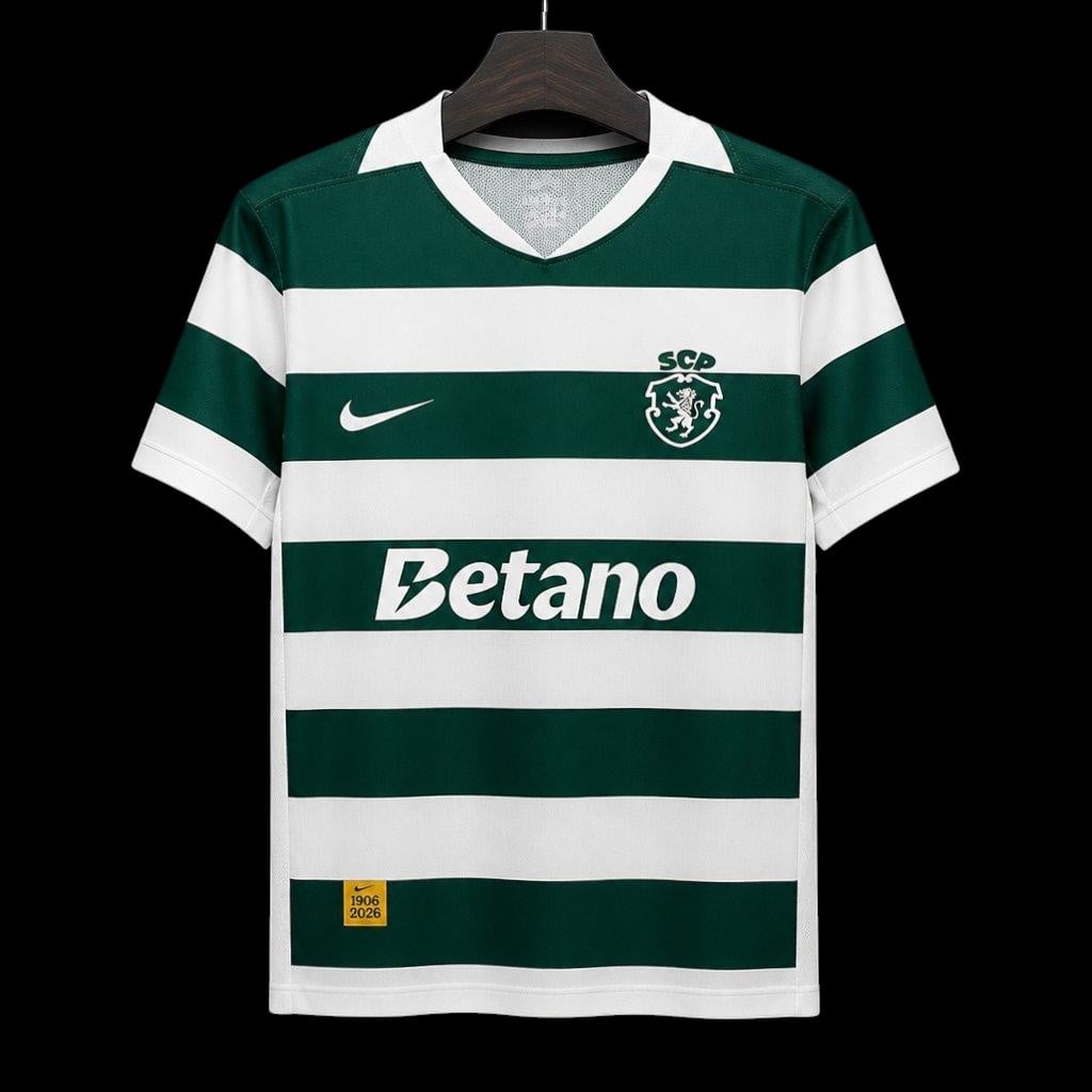 Sporting Lisbonne Maillot Domicile 26/27