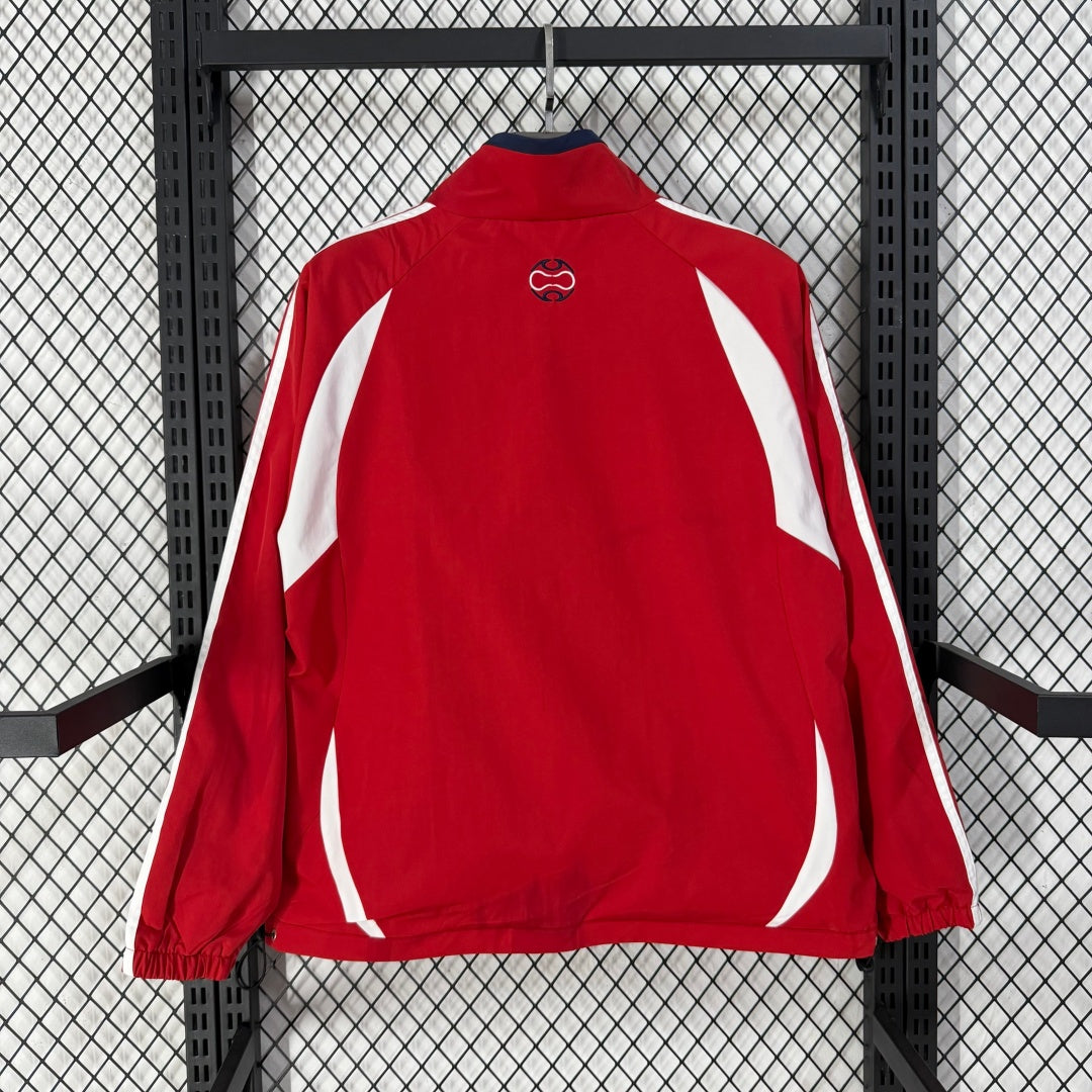 France Veste Coupe-Vent – Rouge – Modèle III – vue arrière