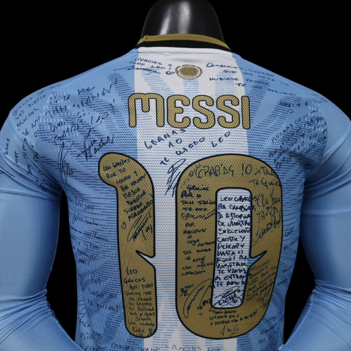 Argentine Maillot signé Manches Longues Commémoratif Adieu Messi 26/27 – Version Player – photo 4
