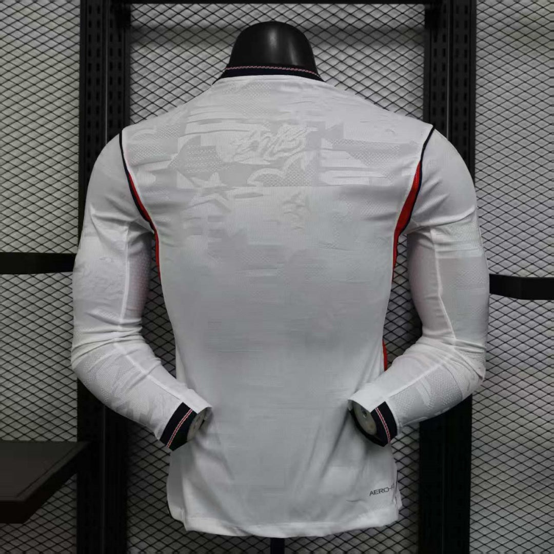 Angleterre Maillot Manches Longues Domicile 25/26 – Version Player