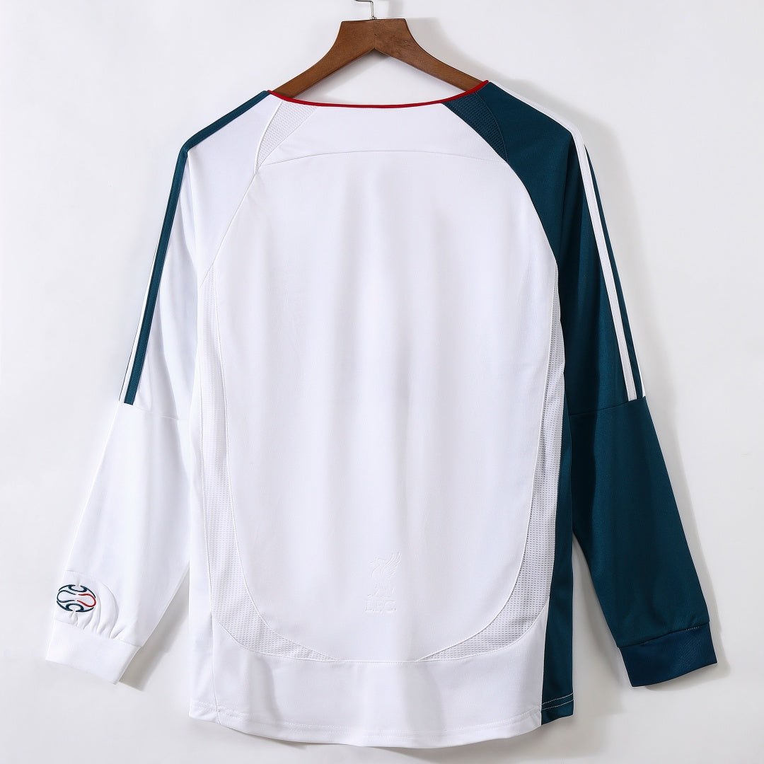 Liverpool Maillot Manches Longues Extérieur Rétro 2006/2007