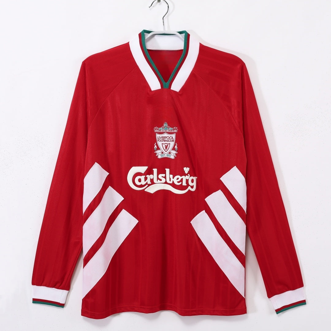 Liverpool Maillot Manches Longues Domicile Rétro 1993/1995