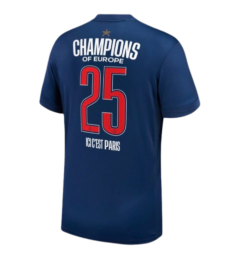 Paris SG Maillot Champions (floqué) 24/25