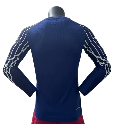 Paris SG Maillot Manches Longues Bleu 25/26 – Version Player