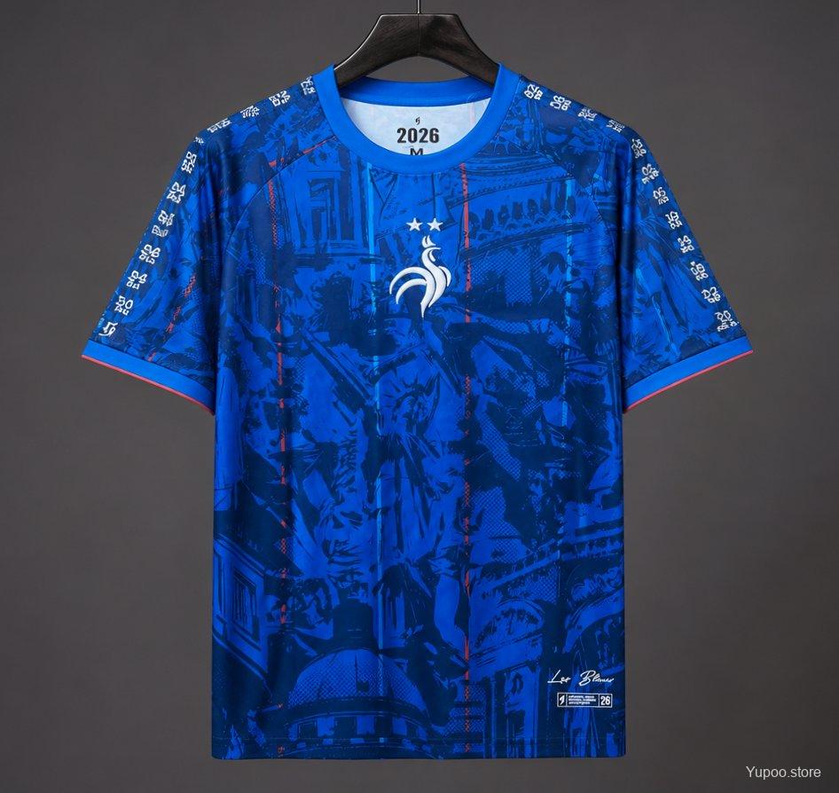 France Maillot Heritage Les Bleus CDM 26