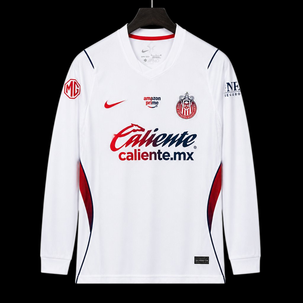 Chivas Maillot Manches Longues Extérieur 26/27