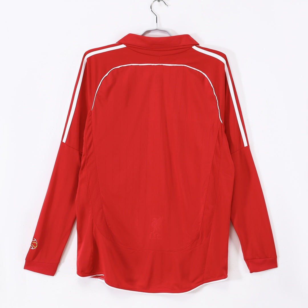 Liverpool Maillot Manches Longues Domicile Rétro 2006/2007