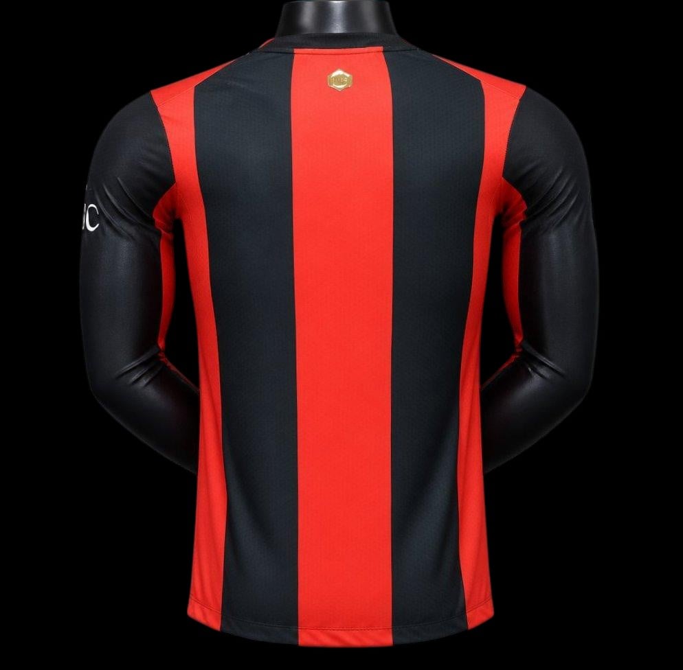 Milan AC Maillot Manches Longues Domicile 26/27 – Version Player