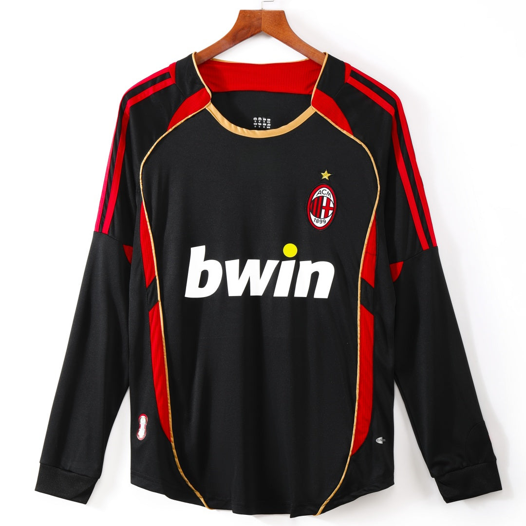 Milan AC Maillot Manches Longues Third Rétro 2006/2007