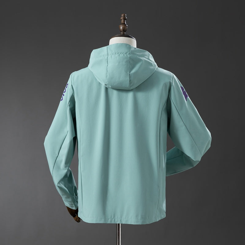 Brésil Veste Coupe-Vent Réversible – Vert menthe – deuxième vue