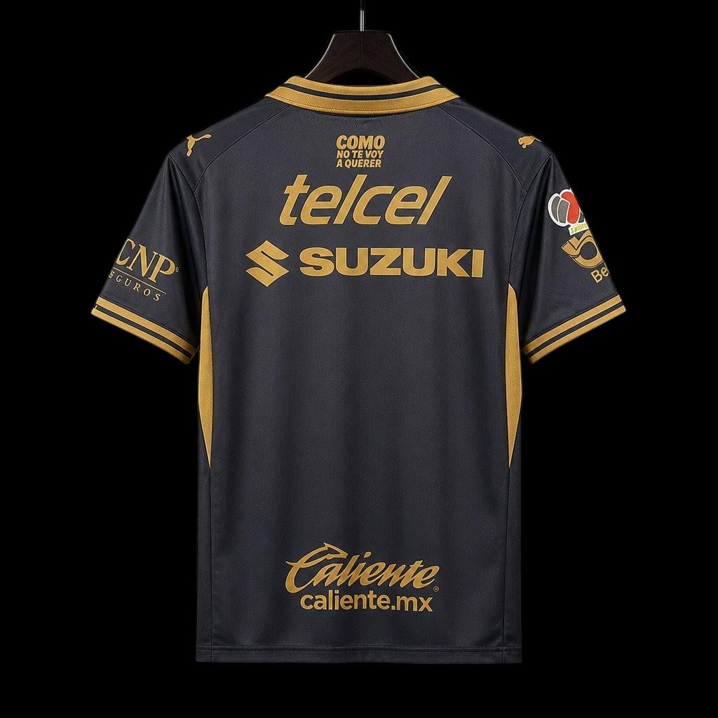 Pumas UNAM Maillot Extérieur Black&Gold 26/27
