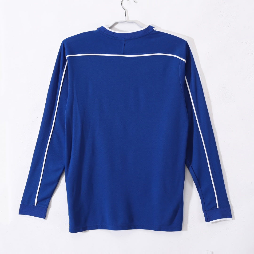 Brésil Maillot Manches Longues Extérieur Rétro 1998