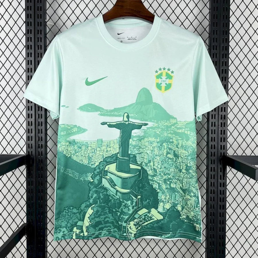 Brésil Maillot Green Spécial 25/26