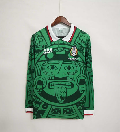 Mexique Maillot Manches Longues Domicile Rétro 1998