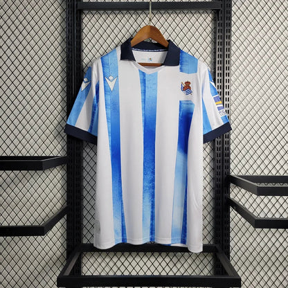 Real Sociedad Maillot Domicile Rétro 2023/2024