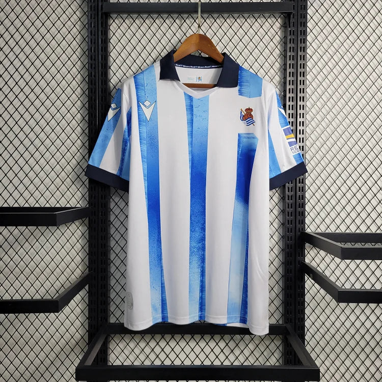 Real Sociedad Maillot Domicile Rétro 2023/2024