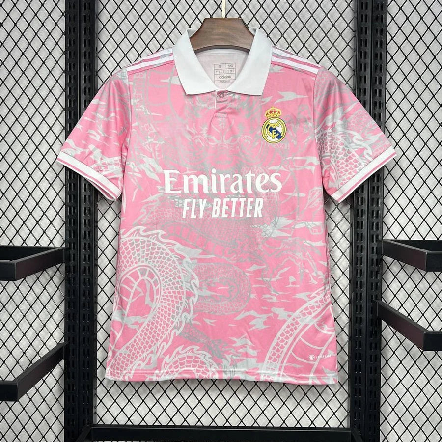 Real Madrid Maillot Spécial Style Polo Rose 25/26