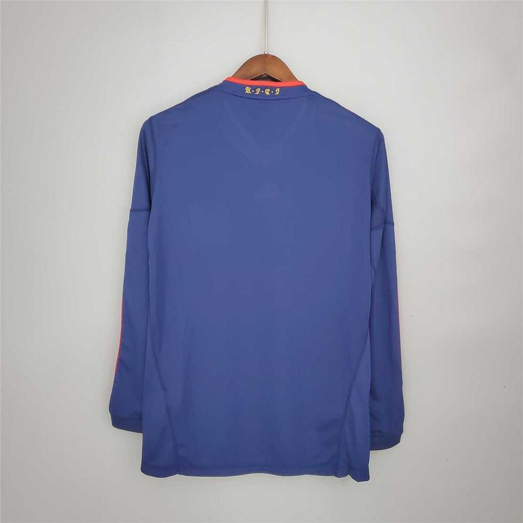 Espagne Maillot Manches Longues Extérieur Rétro 2010