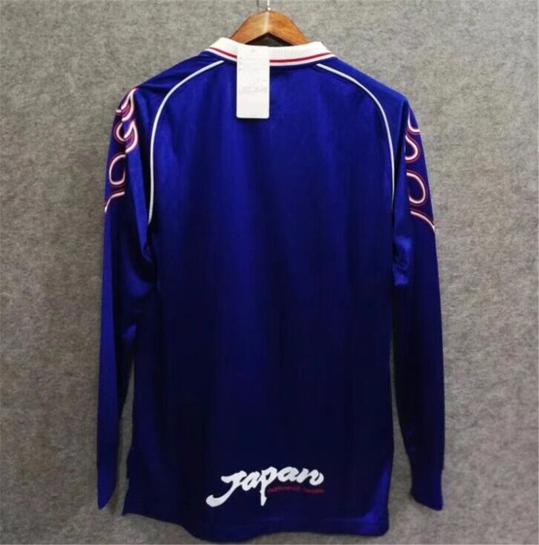 Japon Maillot Manches Longues Domicile Rétro 1998
