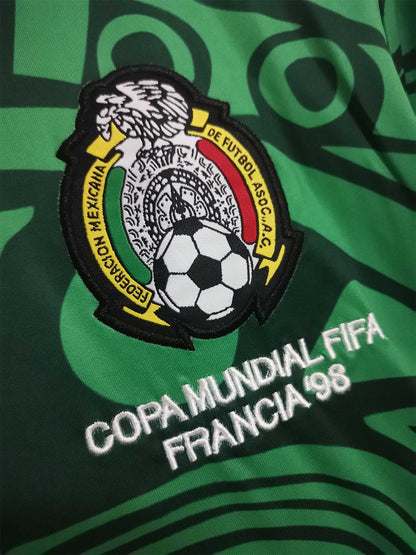 Mexique Maillot Manches Longues Domicile Rétro 1998