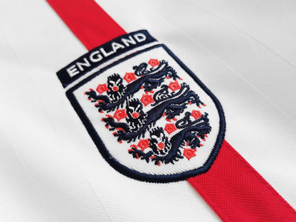 Angleterre Maillot Manches Longues Domicile Rétro 2002