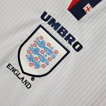 Angleterre Maillot Manches Longues Domicile Rétro 1998