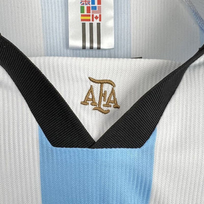 Argentine Maillot Manches Longues Domicile Rétro 1998