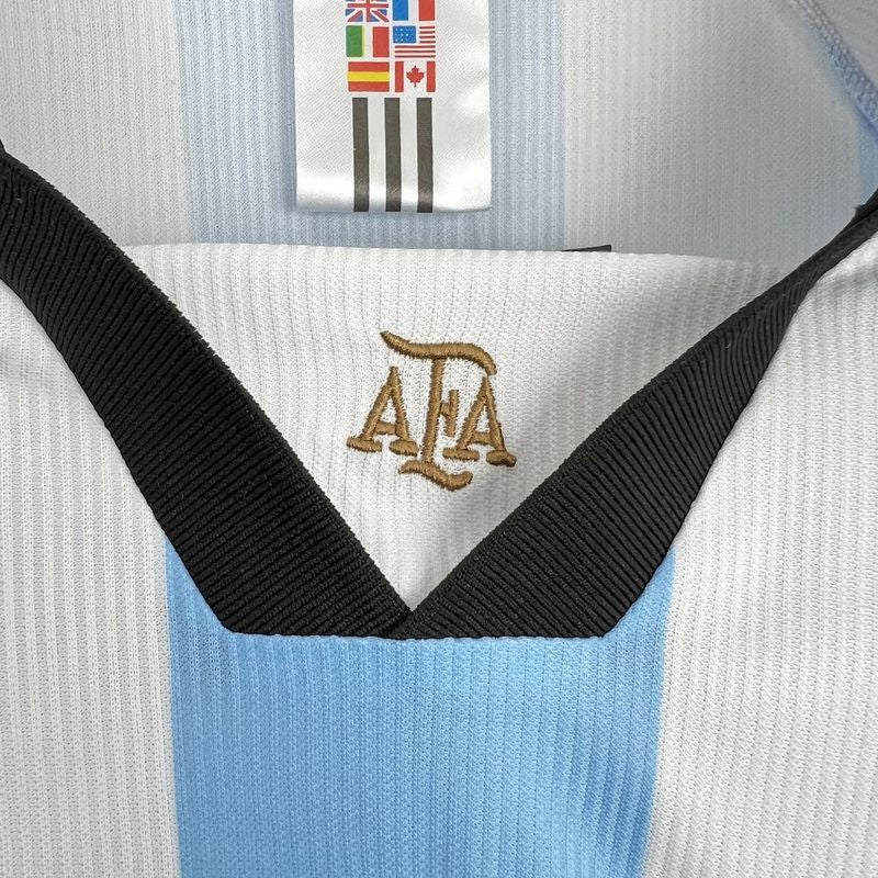 Argentine Maillot Manches Longues Domicile Rétro 1998