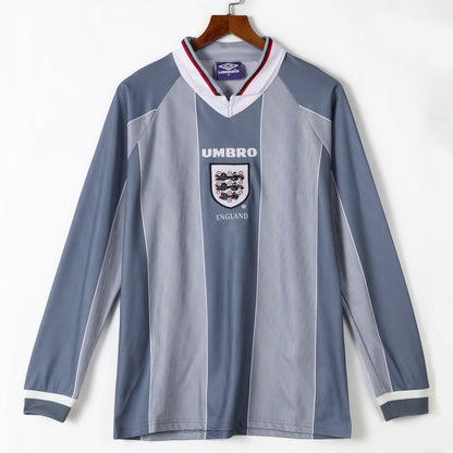 Angleterre Maillot Manches Longues Extérieur Rétro 1996