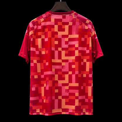 Séville Maillot Entraînement 26/27 – Rouge et orange – vue arrière