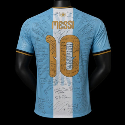 Argentine Maillot signature Commémoratif D’adieu De Messi 26/27 – Version Player – vue arrière