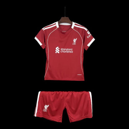 Liverpool Maillot Domicile 25/26 – Enfant – face
