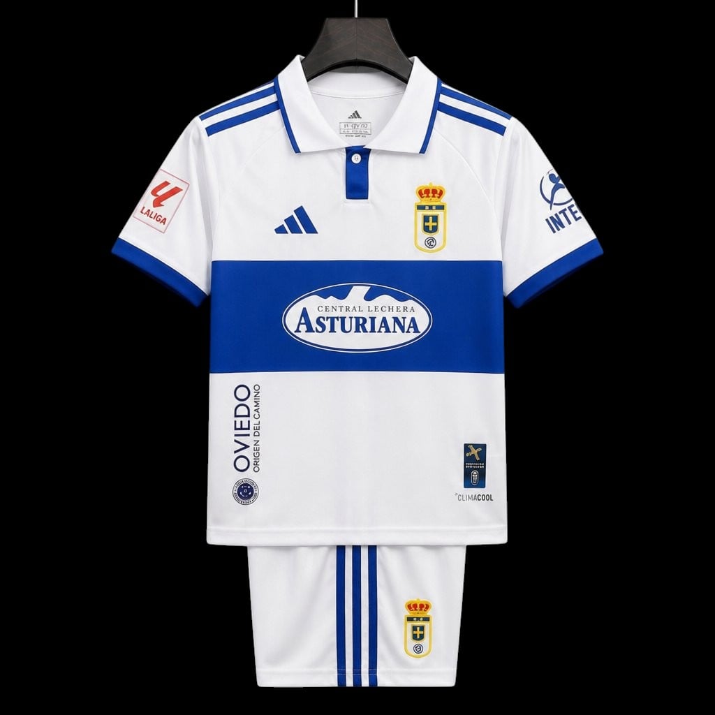 Real Oviedo Maillot Domicile 26/27 – Enfant