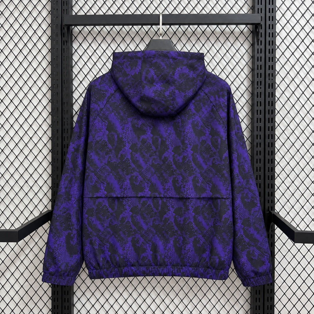 Barcelone Veste Coupe-Vent Réversible – Violette