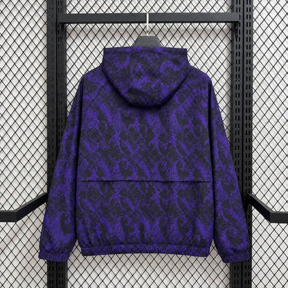 Barcelone Veste Coupe-Vent Réversible – Violette