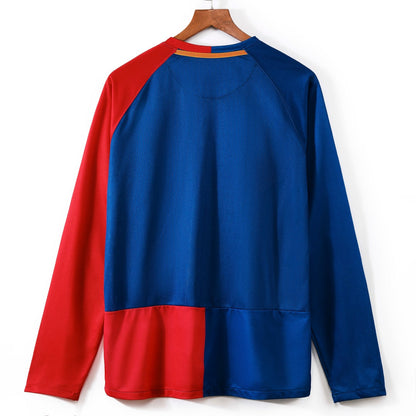 Barcelone Maillot Manches Longues Domicile Rétro 2008/2009