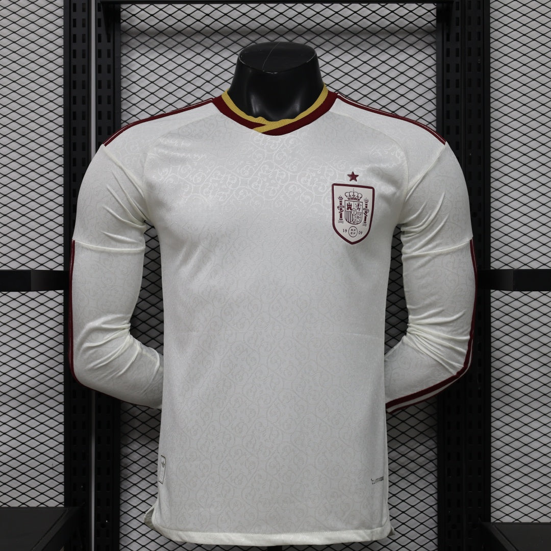 Espagne Maillot Manches Longues Extérieur 2026 – Version Player