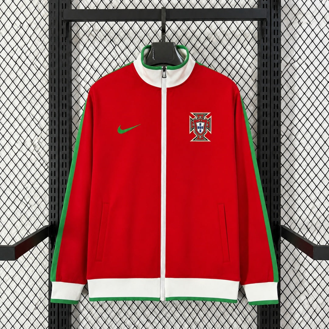 Portugal Veste Coupe-Vent – Rouge et verte – vue avant