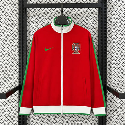 Portugal Veste Coupe-Vent – Rouge et verte – vue avant