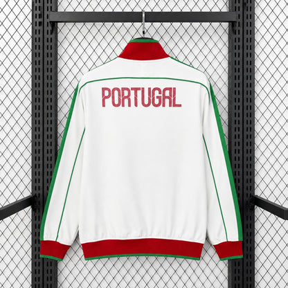 Portugal Veste Coupe-Vent – Blanche et verte – vue arrière