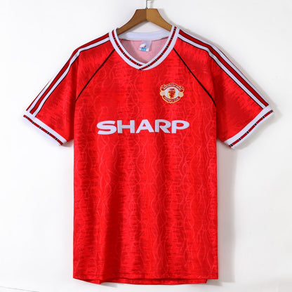 Manchester United Maillot Domicile Rétro 1991/1992